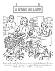 D is for Denial: An Adult Colouring Book