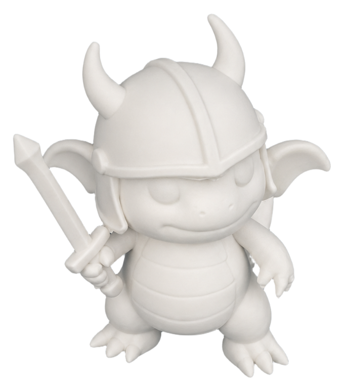 Pocket Dragons: Paint-Your-Own Kit – Clink – The Little Knight
