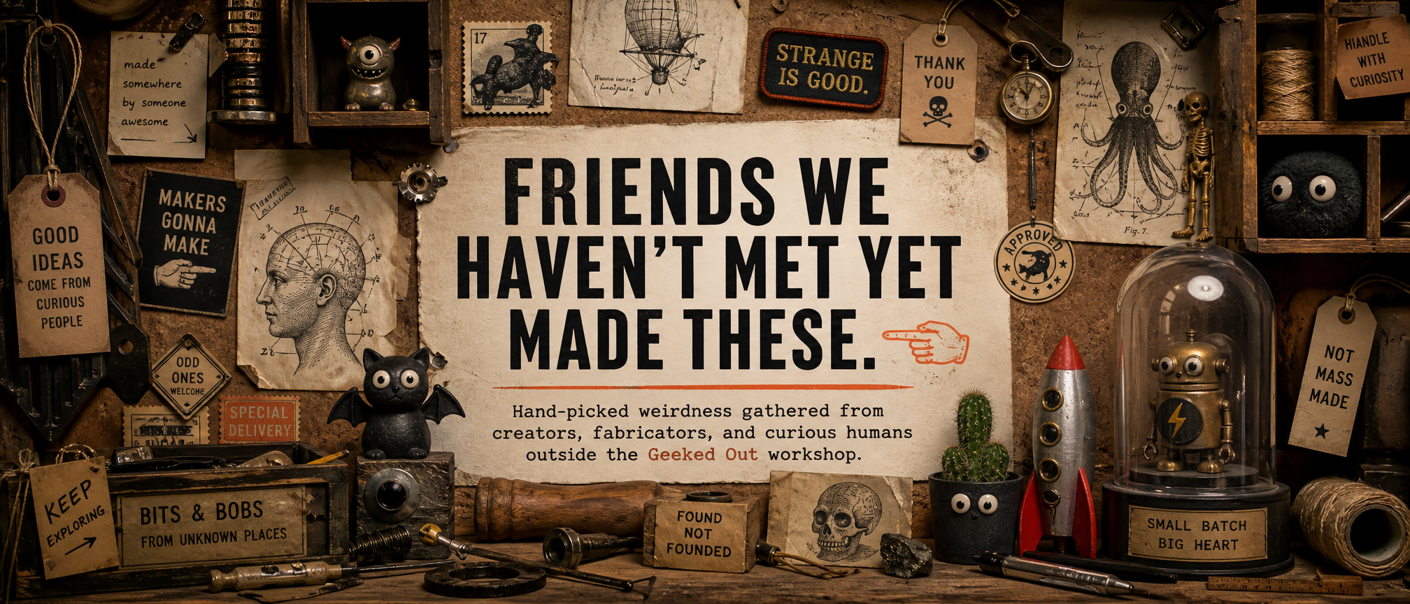 Curated Oddities Banner