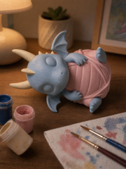Pocket Dragons: Paint-Your-Own Kit – Bumble the Blanket Drake
