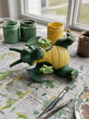 Pocket Dragons: Paint-Your-Own Kit – Bramble – The Troupe Master