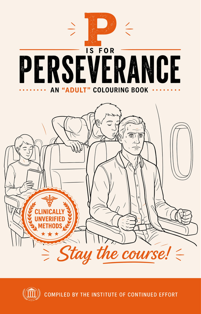 P is for Perseverance - An "Adult" Colouring Book