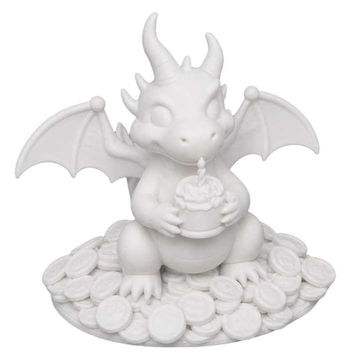 Pocket Dragons: Paint-Your-Own Kit – Ember – The Birthday Dragon