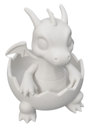 Pocket Dragons: Paint-Your-Own Kit – Pebble – The Cozy Hatchling