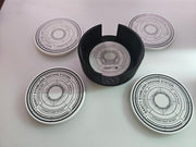 Sanity Stabilizer Docking Station – Coaster Set (4 + Holder)