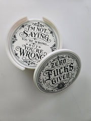 Not-So-Deep Thoughts Coaster Set