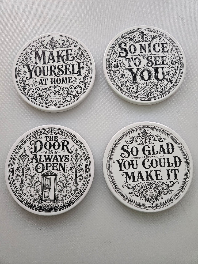 Passive Aggressive Hospitality Coaster Set