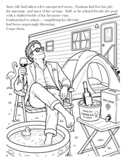 D is for Denial: An Adult Colouring Book
